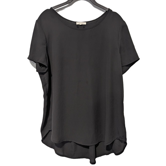 Pleione Tops - Pleione Black Sheer Blouse Women's Top
